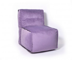 Прямое модульное бескаркасное кресло Комфорт (Фиолет велюр) в Нижнем Тагиле - nizhnij-tagil.germes-mebel.ru | фото